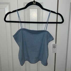 American eagle ribbed cropped tank top